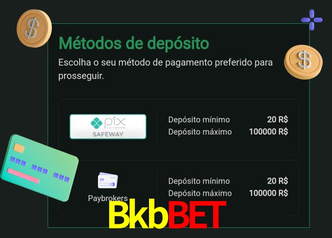O cassino Bkbbet oferece uma grande variedade de métodos de pagamento
