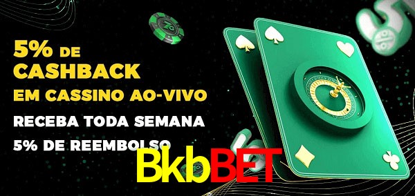 Promoções do cassino ao Vivo Bkbbet